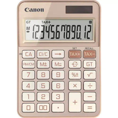 Canon KS-125KB kalkulator Desktop Podstawowy kalkulator Złoto różowe