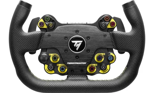 Thrustmaster EVO Racing 31U Leather Czarny, Żółty Kierownica Analogowa/Cyfrowa PC, PlayStation 4, PlayStation 5, Xbox One, Xbox One S, Xbox One X, Xbox Series S, Xbox Series X