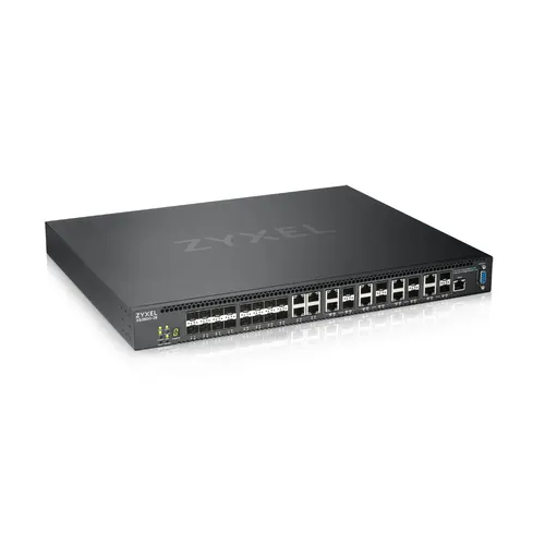 Zyxel XS3800-28 Zarządzany L2+ 10G Ethernet (100/1000/10000) Czarny