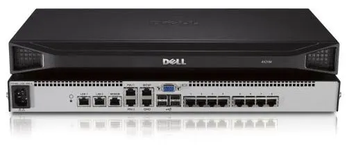 DELL DAV2108 przełącznik KVM Możliwości montowania w stelażu Srebrny