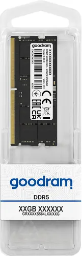 Goodram GR4800S564L40S/16G moduł pamięci 16 GB 1 x 16 GB DDR5 262-pin SO-DIMM