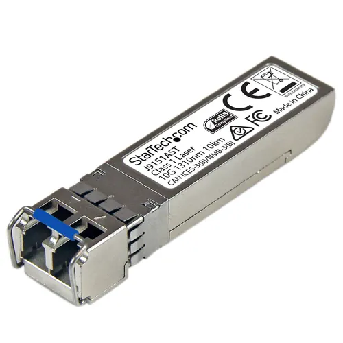 StarTech.com J9151AST moduł przekaźników sieciowych Swiatłowód 10000 Mbit/s SFP+ 1310 nm