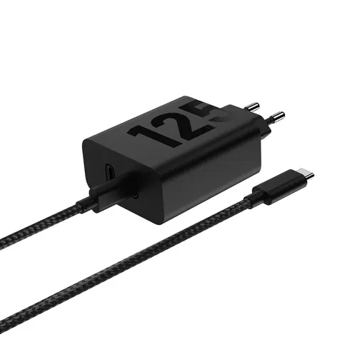 Motorola TurboPower 125W Duo Charger Uniwersalne Czarny Prąd przemienny Szybkie ładowanie Wewnętrzna