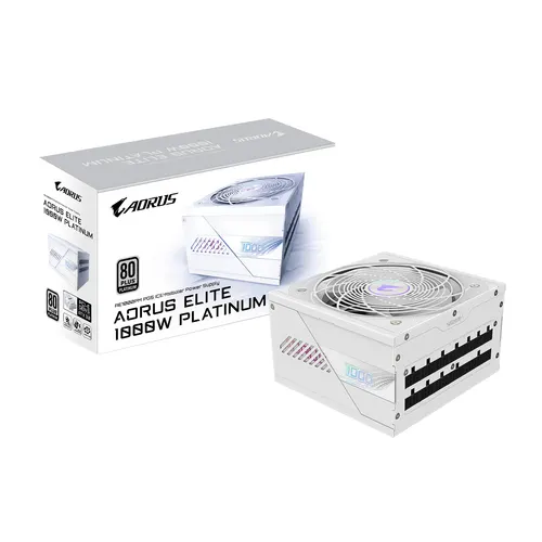 GIGABYTE AORUS ELITE P1000W ICE moduł zasilaczy 1000 W 20+4 pin ATX ATX Biały
