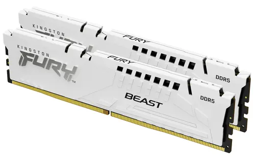 Kingston Technology FURY Beast 32GB 5600MT/s DDR5 CL40 DIMM (Zestawy 2 modułów) Biały XMP