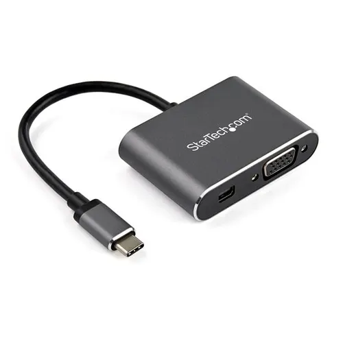 StarTech.com CDP2MDPVGA zewnętrzna karta graficzna usb 3840 x 2160 px Szary