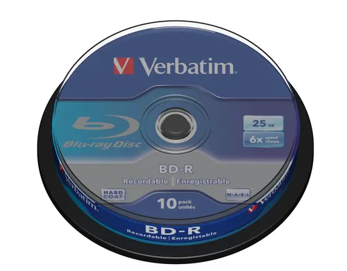 Verbatim BD-R SL 25GB 6 x 10 Pack Spindle 10 szt.