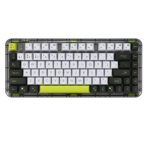 ASUS Jelly75 KD201 KEYBOARD/VT-GN/GE/83 klawiatura Uniwersalne USB + RF Wireless + Bluetooth Wielobarwny