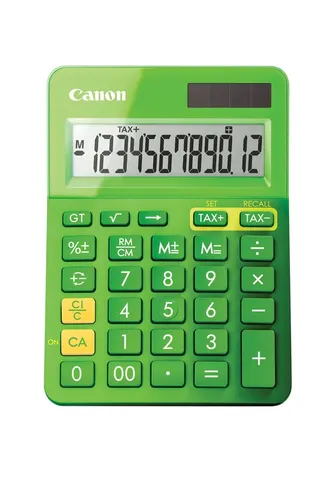 Canon LS-123k kalkulator Desktop Podstawowy kalkulator Zielony