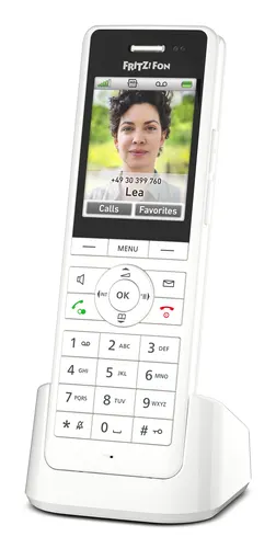 Fon X6 Telefon w systemie DECT Nazwa i identyfikacja dzwoniącego Biały