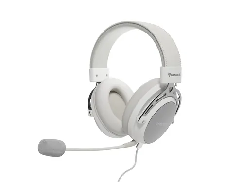 GENESIS Toron 301 White Zestaw słuchawkowy Przewodowa Opaska na głowę Gaming Biały