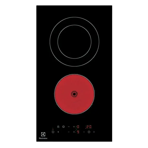 Electrolux LHR3233CK Czarny Wbudowany 29 cm Ceramiczna 2 stref(y)