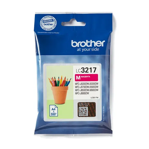 Brother LC3217M nabój z tuszem 1 szt. Oryginalny Purpurowy
