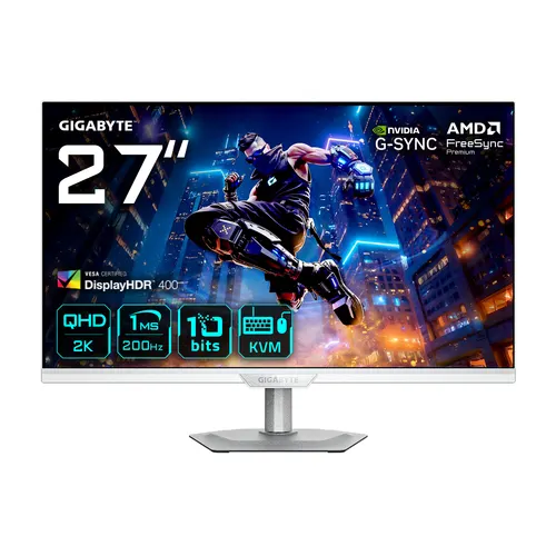GIGABYTE M27Q2 QD ICE monitor komputerowy 68,6 cm (27") 2560 x 1440 px Quad HD LED Biały