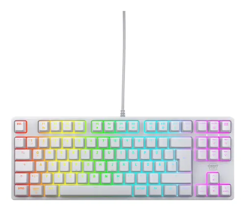 CHERRY K4V2 TKL klawiatura Gaming USB QWERTZ Niemiecki Biały