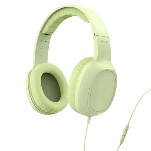 Hama Fun C Zestaw słuchawkowy Przewodowa Opaska na głowę Połączenia/muzyka USB Type-C Zielony