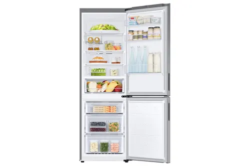Samsung RB33B612ESA Wolnostojący 344 l Srebrny, Stal nierdzewna