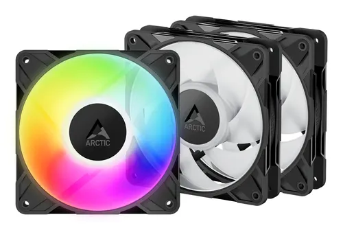 ARCTIC Freezer P12 Pro A-RGB Obudowa komputera Wentylator 12 cm Czarny, Biały 3 szt.