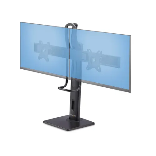 StarTech.com 2MC1S-MONITOR-STAND uchwyt / stojak do monitorów 68,6 cm (27") Biurko Czarny