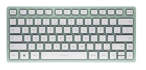 CHERRY KW 7100 MINI BT klawiatura Uniwersalne Bluetooth QWERTY Amerykański międzynarodowy Miętowy