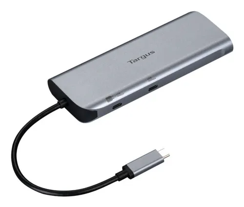 Targus DOCK427GL stacja dokująca Przewodowa USB 3.2 Gen 2 (3.1 Gen 2) Type-C Szary