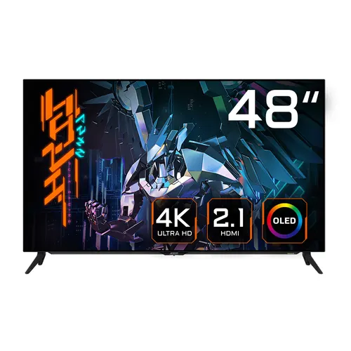 GIGABYTE AORUS FO48U monitor komputerowy 120,7 cm (47.5") 3840 x 2160 px 4K Ultra HD OLED Czarny