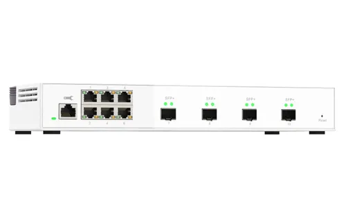 QNAP QSW-M2106-4S przełącznik sieciowy Zarządzany L2 2.5G Ethernet (100/1000/2500) Biały