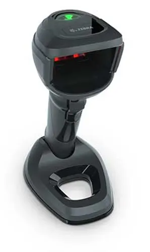 Zebra DS9908-SR Ręczny czytnik kodów kreskowych 1D/2D Czarny, kabel USB