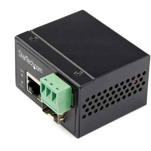 StarTech.com IMC100MSFP konwerter sieciowy 100 Mbit/s Multifunkcyjny, Pojedynczy Czarny