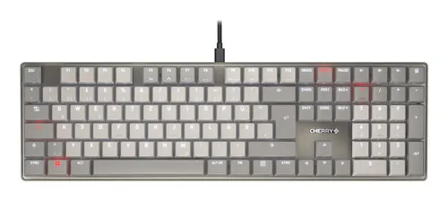 CHERRY KC 500 MX LP klawiatura Dom/Biuro USB QWERTZ Niemiecki Szary