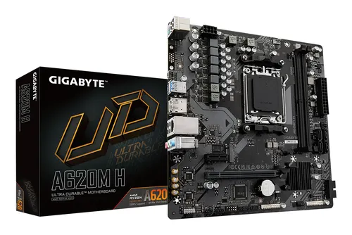 GIGABYTE A620M H płyta główna AMD A620 Gniazdo AM5 micro ATX