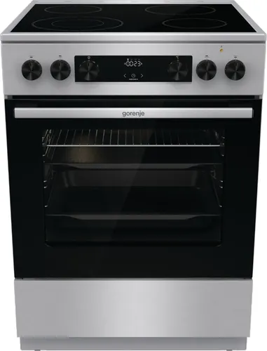 Gorenje GECS6C70XC pierkarnik Kuchenka wolnostojąca Prąd elektryczny Palnik spirala Stal nierdzewna