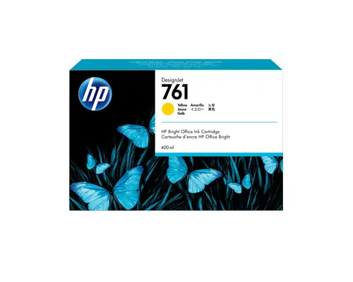 HP Żółty wkład atramentowy 761 DesignJet 400 ml