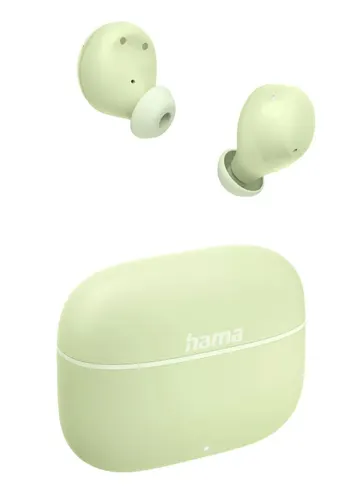 Hama Freedom Buddy II Zestaw słuchawkowy True Wireless Stereo (TWS) Douszny Połączenia/muzyka Bluetooth Jasnozielony