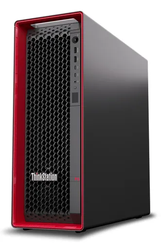 Lenovo ThinkStation P5 Intel® Xeon W w3-2425 32 GB DDR5-SDRAM 1 TB SSD Windows 11 Pro for Workstations Tower Stanowisko Czarny, Czerwony