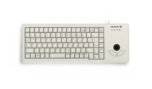 CHERRY XS Trackball klawiatura Uniwersalne USB Belgijski Szary