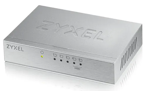 Zyxel ES-105A Nie zarządzany Fast Ethernet (10/100) Srebrny