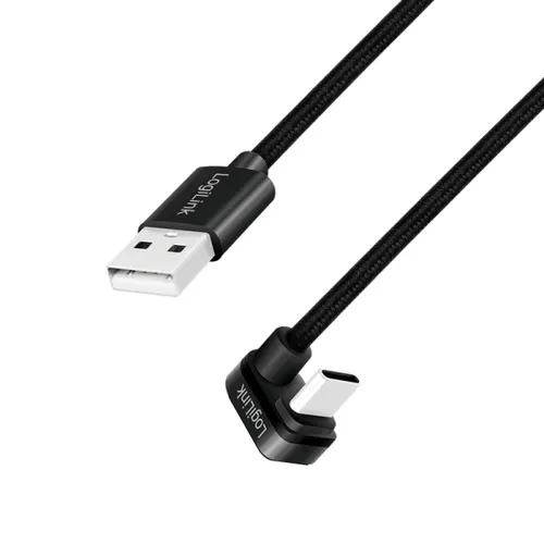 LogiLink CU0195 kabel USB USB 2.0 3 m USB A USB C 0,48 Gbit/s 60 W Czarny