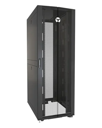 Vertiv VR3307SP stojak 48U Stojak wolnostojący Czarny, Przezroczysty