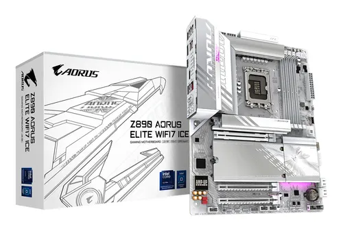GIGABYTE Z890 AORUS ELITE WIFI7 ICE Intel Z890 LGA 1851 (Socket V1) ATX