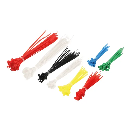 LogiLink KAB0018 opaska kablowa Nylon Czarny, Niebieski, Zielony, Czerwony, Żółty