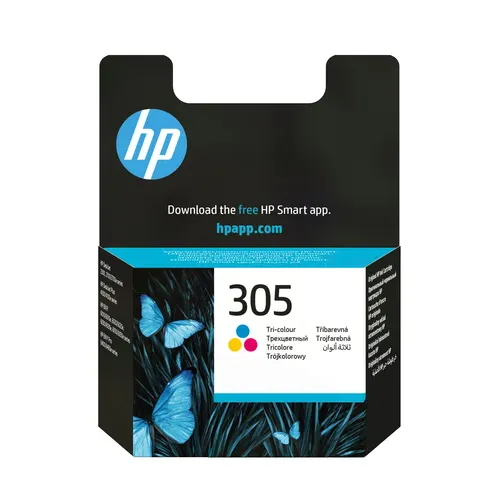 HP Oryginalny trójkolorowy wkład atramentowy 305
