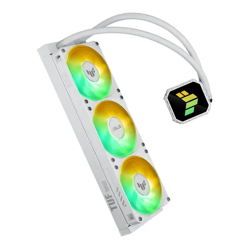 ASUS TUF Gaming LC III 360 ARGB White Edition Obudowa komputera Chłodnica cieczy all-in-one 12 cm Biały