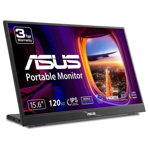 ASUS ZenScreen MB16QHG monitor komputerowy 40,6 cm (16") 2560 x 1600 px WQXGA LCD Czarny