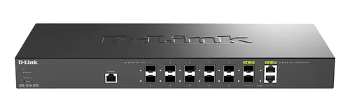 D-Link DXS-1210-12SC przełącznik sieciowy Zarządzany L2/L3 1U Czarny, Srebrny