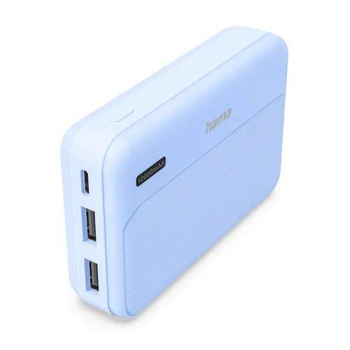 Hama Pocket 10 Litowo-polimerowy (LiPo) 10000 mAh Niebieski
