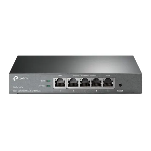 TP-Link TL-R470T+ ruter Fast Ethernet Czarny