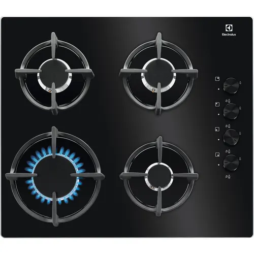Electrolux KGG6407K Czarny Wbudowany 60 cm Gaz 4 stref(y)