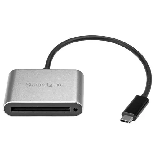 StarTech.com CFASTRWU3C czytnik kart USB 3.2 Gen 1 (3.1 Gen 1) Type-C Czarny, Srebrny