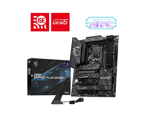 MSI Z890 GAMING PLUS WIFI6E płyta główna Intel Z890 LGA 1851 (Socket V1) ATX